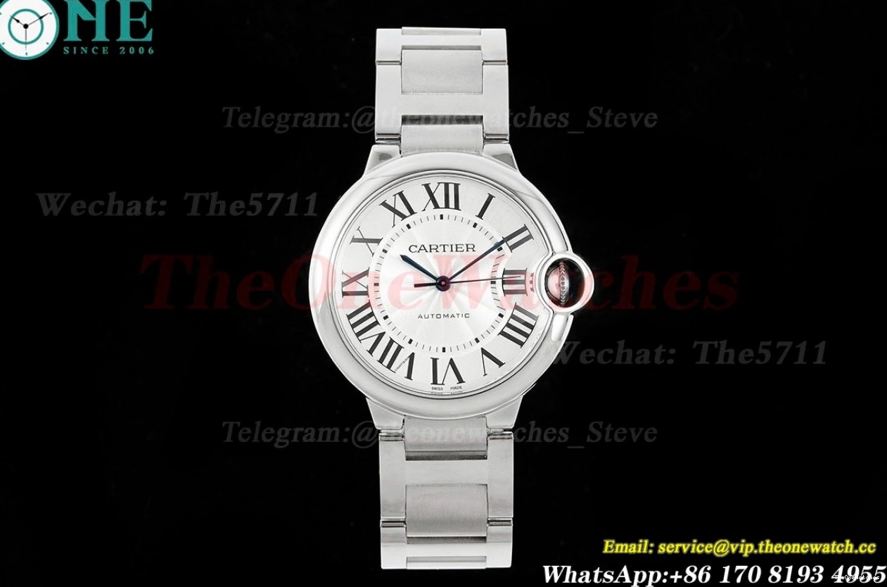 Dial NH05 Dia De SS SS AF Cartier Bleu Ballon Diamond 33mm 0211